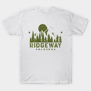 Ridgeway Alaska Mountain Souvenir T-Shirt